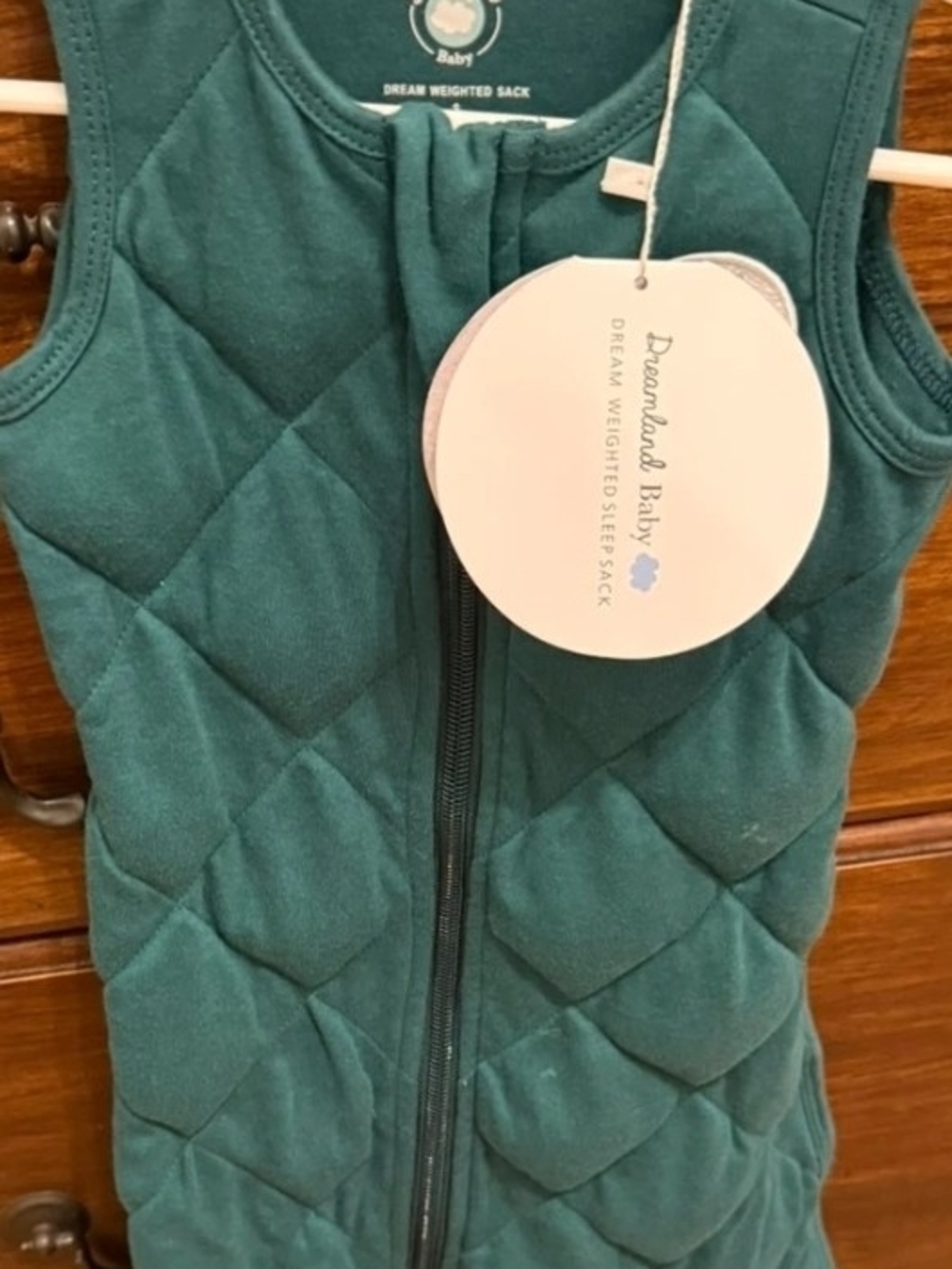 Dreamland Baby Teal Quilted Sleeveless Sleep Sack - Kids